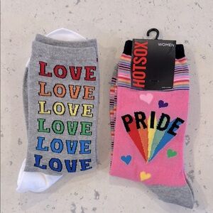 Hot Sox Pride Love Socks - Multicolor